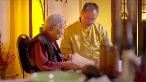 Master Sha with Professor Li Qiu Yun